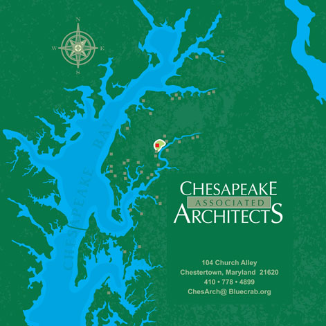 Chesapeak Architects is based in Chestertown on Maryland's Eastern Shore.